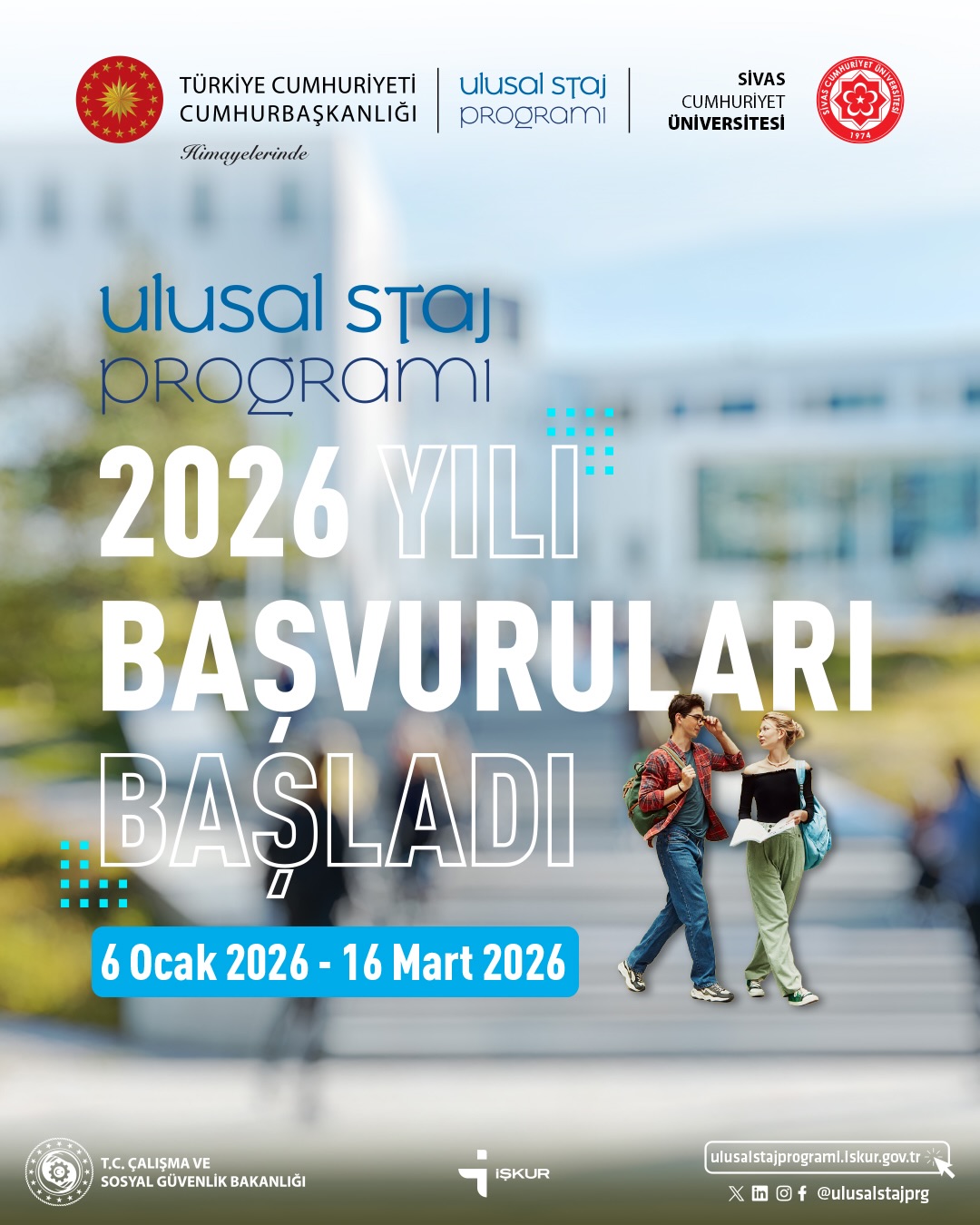 Gençlere Müjde: 2026 Ulusal Staj Programı Başvuruları İŞKUR Güvencesiyle Başladı Gençlere Müjde: 2026 Ulusal Staj Programı Başvuruları İŞKUR Güvencesiyle Başladı