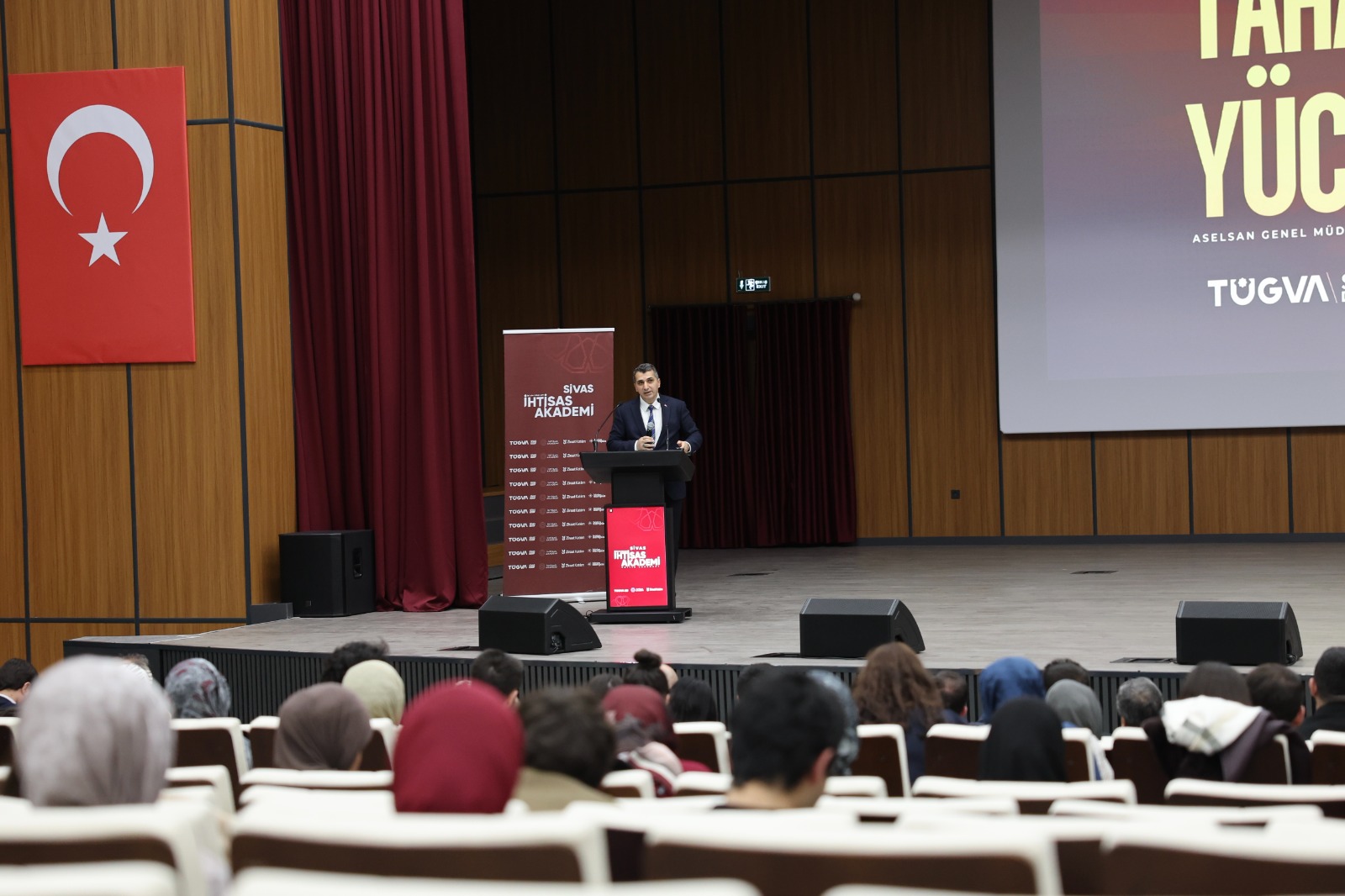 TÜGVA Sivas'ın Düzenlediği İhtisas Akademi'nin İkinci Konuğu ASELSAN Genel Müdür Yardımcısı Taha Yücel Oldu TÜGVA Sivas'ın Düzenlediği İhtisas Akademi'nin İkinci Konuğu ASELSAN Genel Müdür Yardımcısı Taha Yücel Oldu