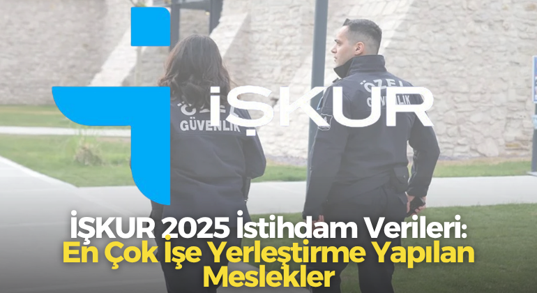 İŞKUR 2025 İstihdam Verileri: En Çok İşe Yerleştirme Yapılan Meslekler