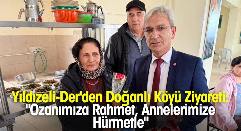 Yıldızeli-Der’den Doğanlı Köyü Ziyareti: “Ozanımıza Rahmet, Annelerimize Hürmetle”